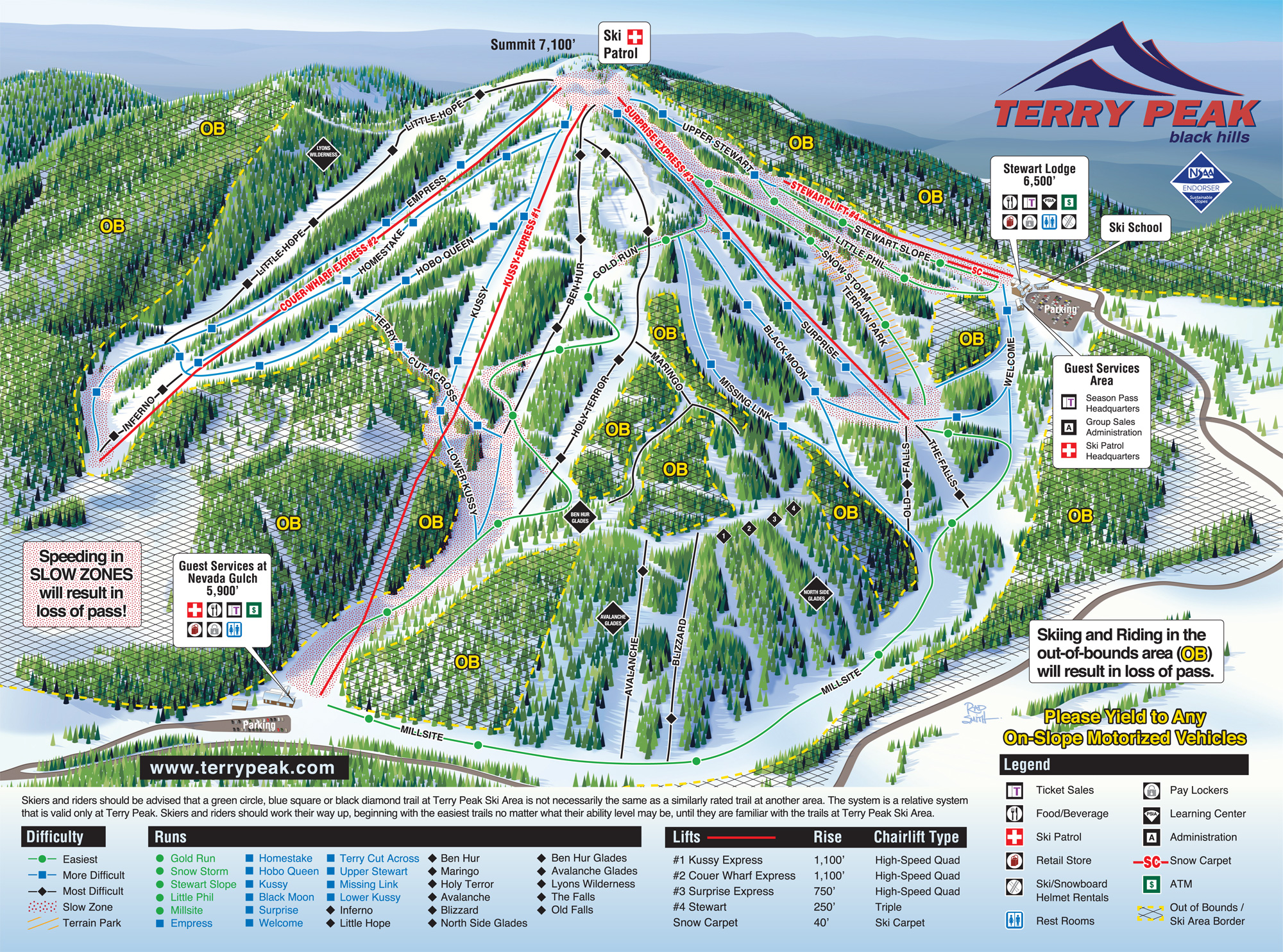 Trails & Lifts Information | Terry Peak Ski Area